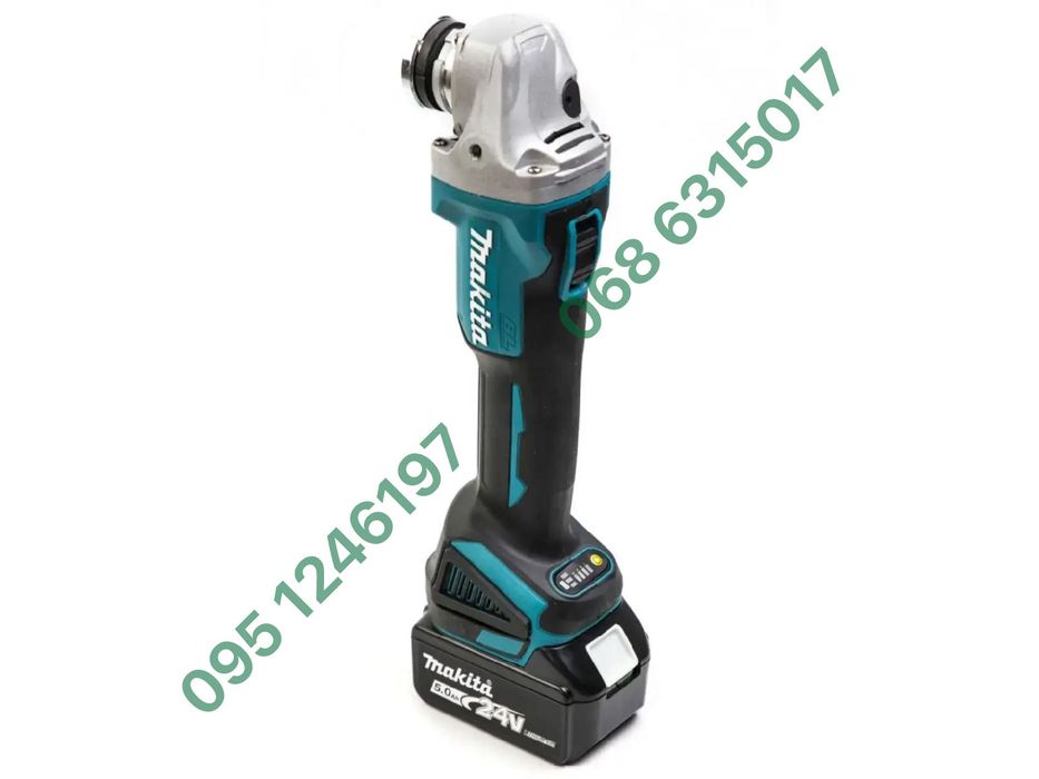 Аккумуляторная болгарка Makita DGA404D 24V 5Ah диаметр диска 125 мм
