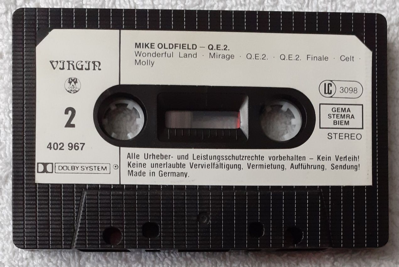 Mike Oldfield – QE2 (Cassette, Album)