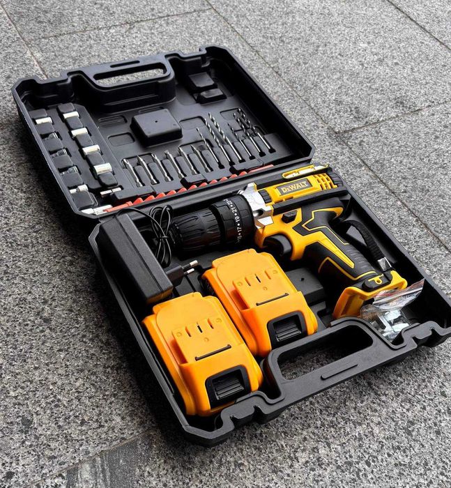Дрель Шуруповерт девальт 24v аккумуляторный шурупокрут с инструментами