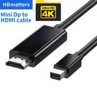 Кабель mini dsiplayport to hdmi 4k