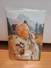 Obrazek Jan Paweł II + mini różaniec