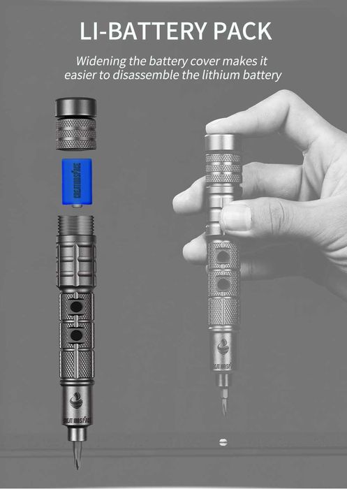 Creation Space CS0602A - прецизійна електрична викрутка з бітами