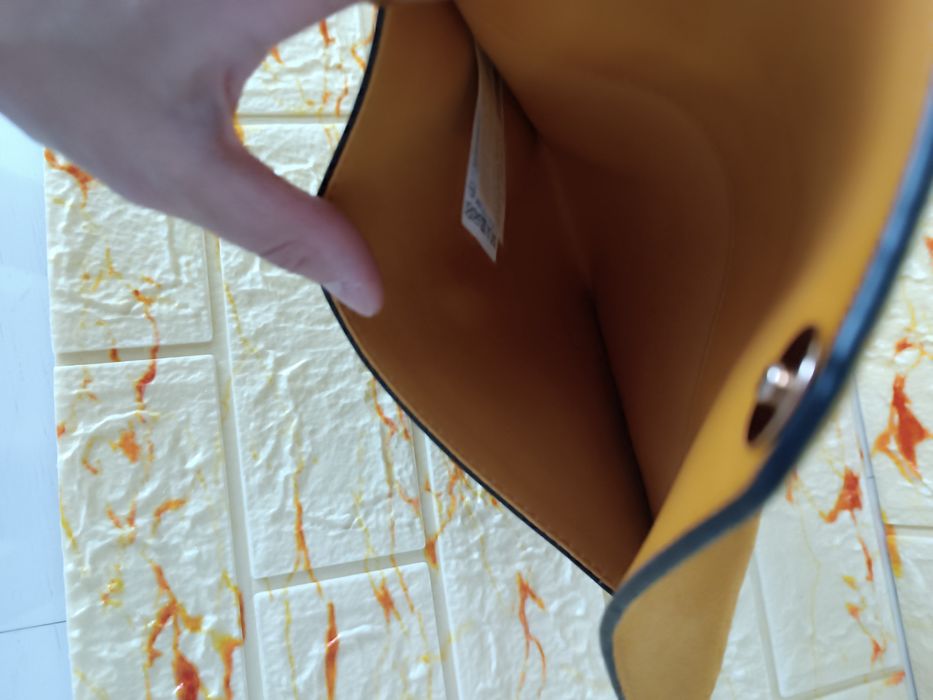 Mango клатч жіночий, натуральна шкіра/замша