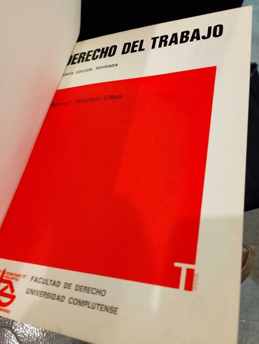 Derecho del Trabajo - Manuel Alonso Olea