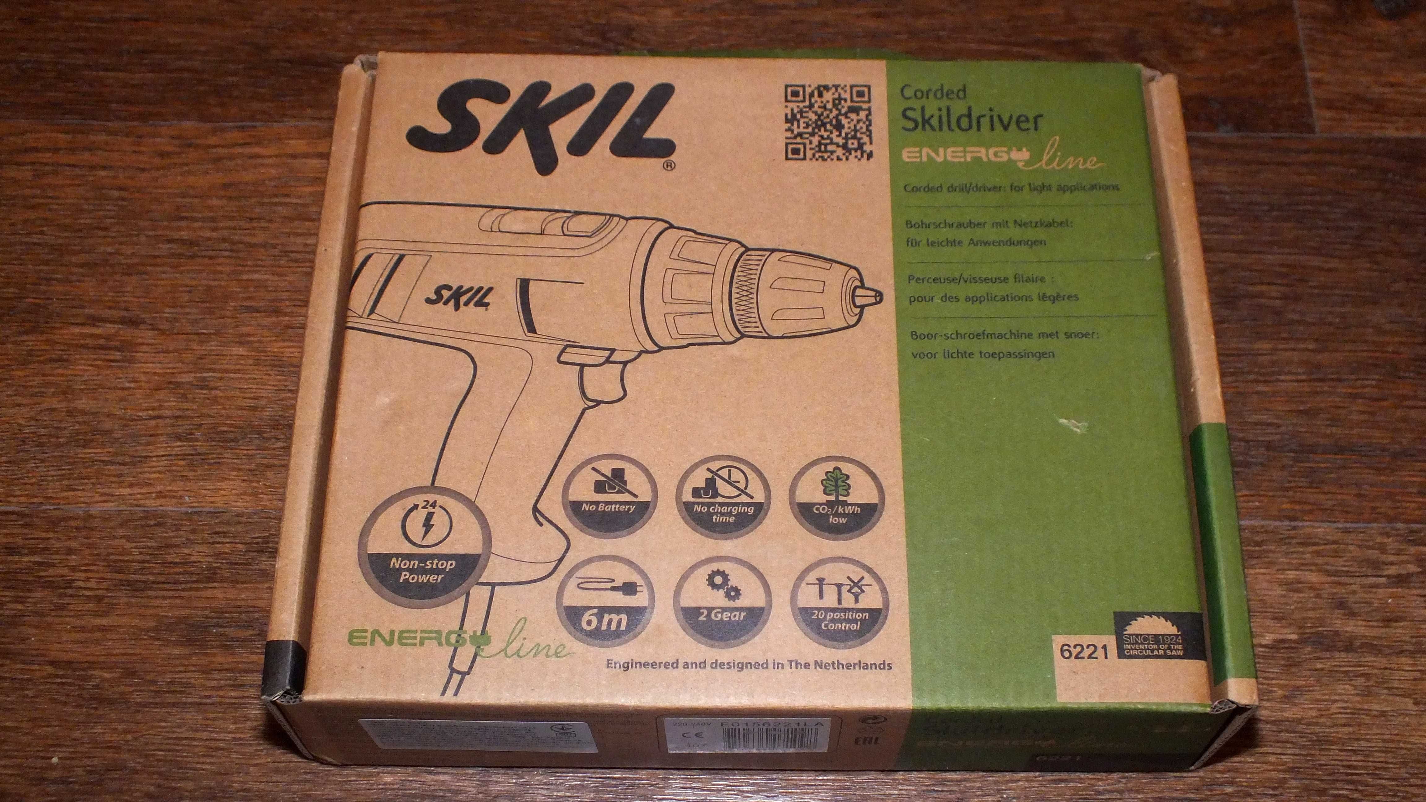 Сетевой шуруповерт дрель Skil 6221 energy line / Новый