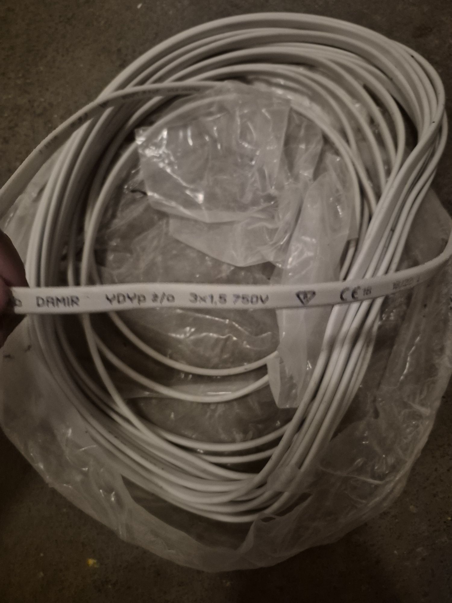 20m kabla 3x1,5mm^2 YDYp