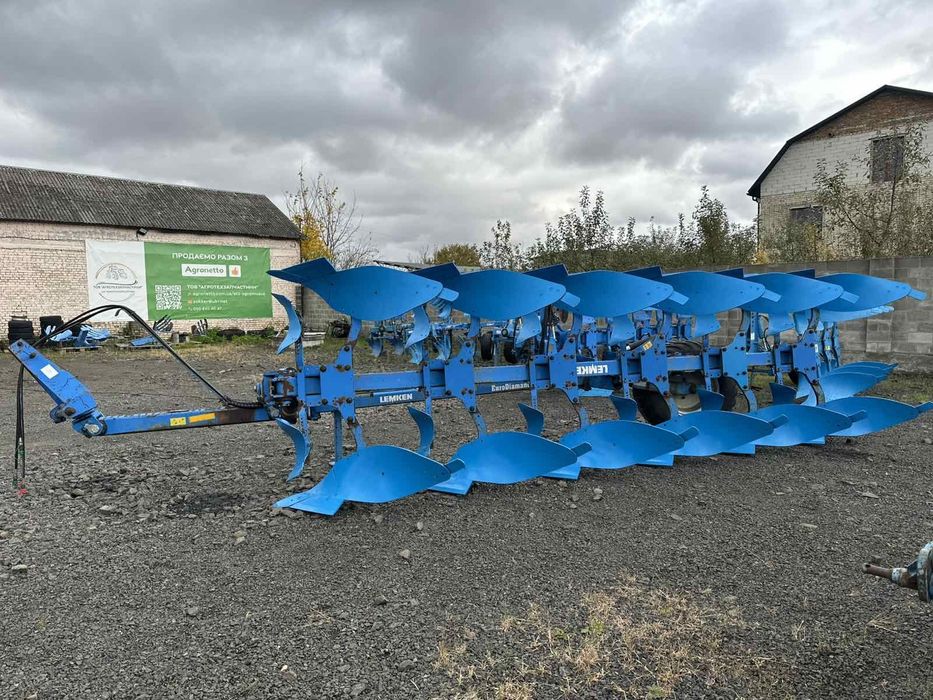 Плуг 6-корпусний Lemken EuroDiamant 8. Плуги Лемкен б/в