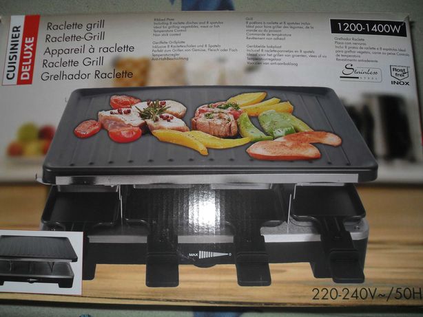 Cuisinier Deluxe grelhador raclette