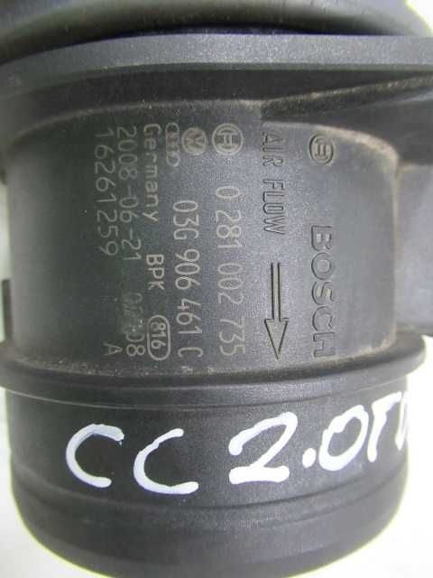 , PASSAT CC przeplywomierz 2.0 TDI