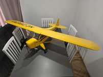 Model RC samolotu J3 Piper Cub J-3 spalinowy żarowy silnik 4t Idealny