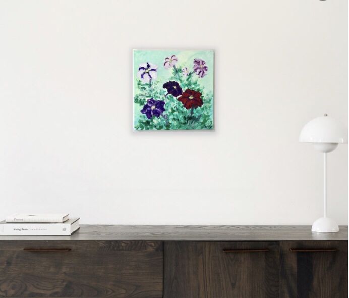 Картина Петуния, цветы, ботаника, декор, интерьер