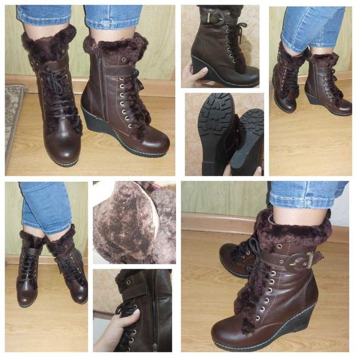 Натуральна шкіра/черевики, ботильйони/багато фото38розмір