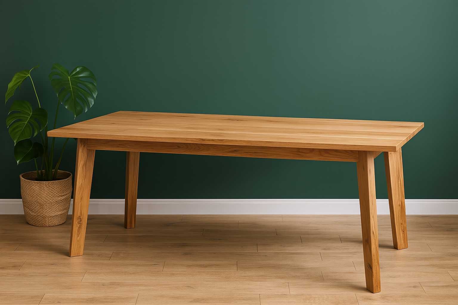 Stół Dębowy, LOFT, 100% Lite Drewno DĄB, Rozkładany.