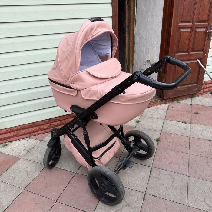 Коляска 2в1 б/у рожева