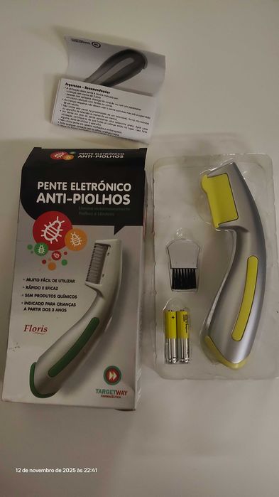 Pente eletrônico anti piolhos