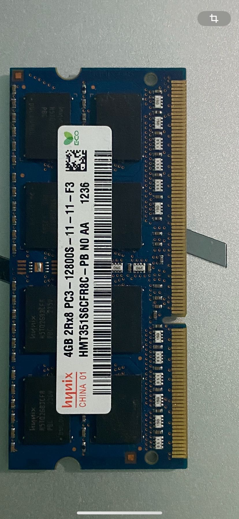 Планка памяти ddr3 4GB 12800s