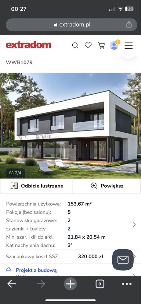 Projekt domu Stanowczy d70