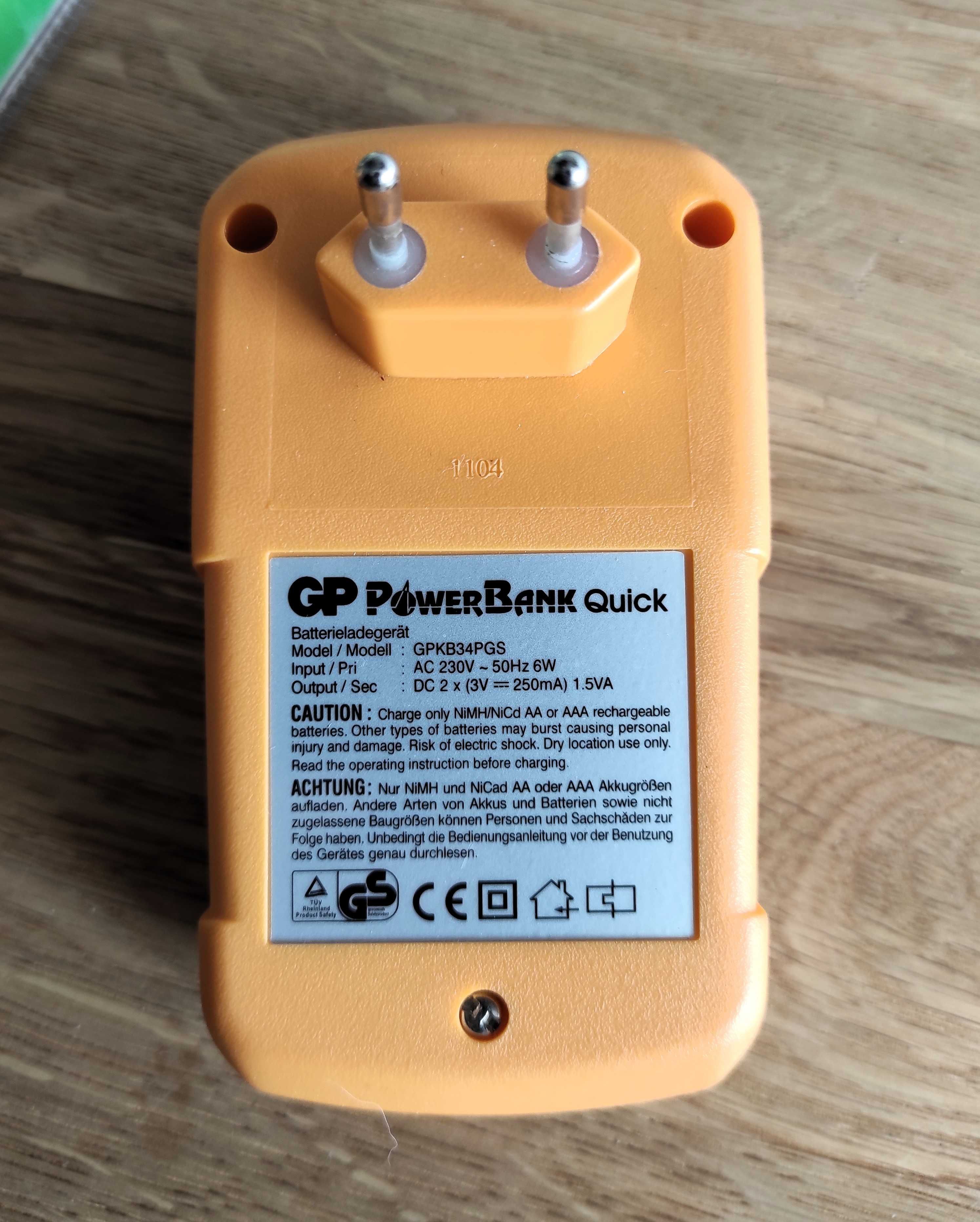 Powerbank GP Quick do ładowania baterii ładowarka akumulatorki