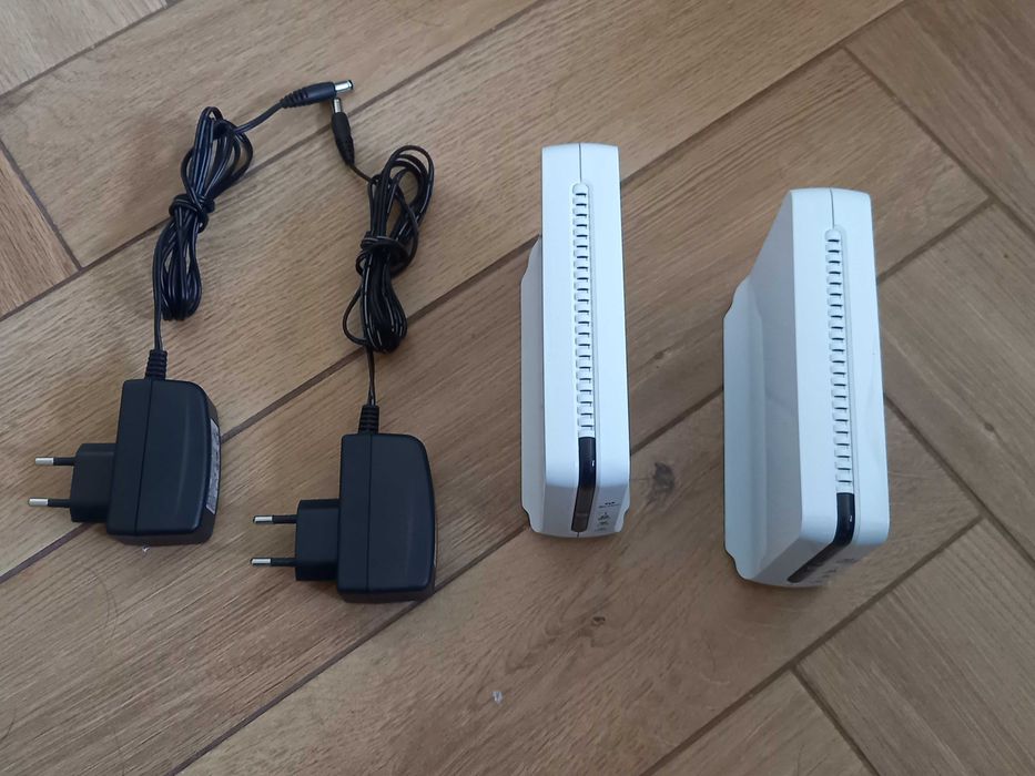 Ethernet po WIFI; łączność bezprzewodowa do drukarki z RJ-45 - komplet