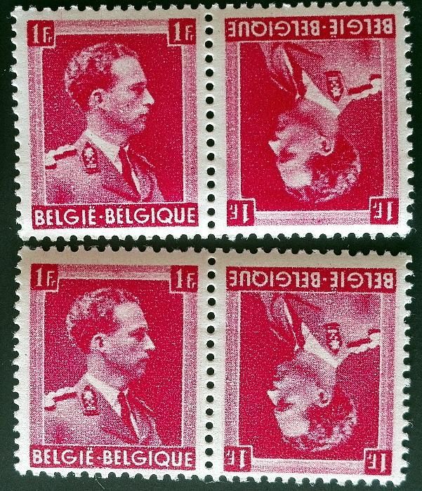 20 Znaczków Belgia 1941 King Leopold III