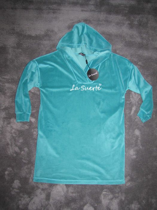 super welurowa bluza-tunika