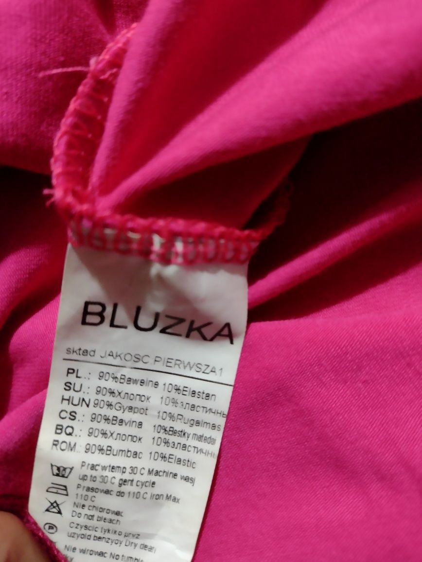 Różowa bluzka l/xl