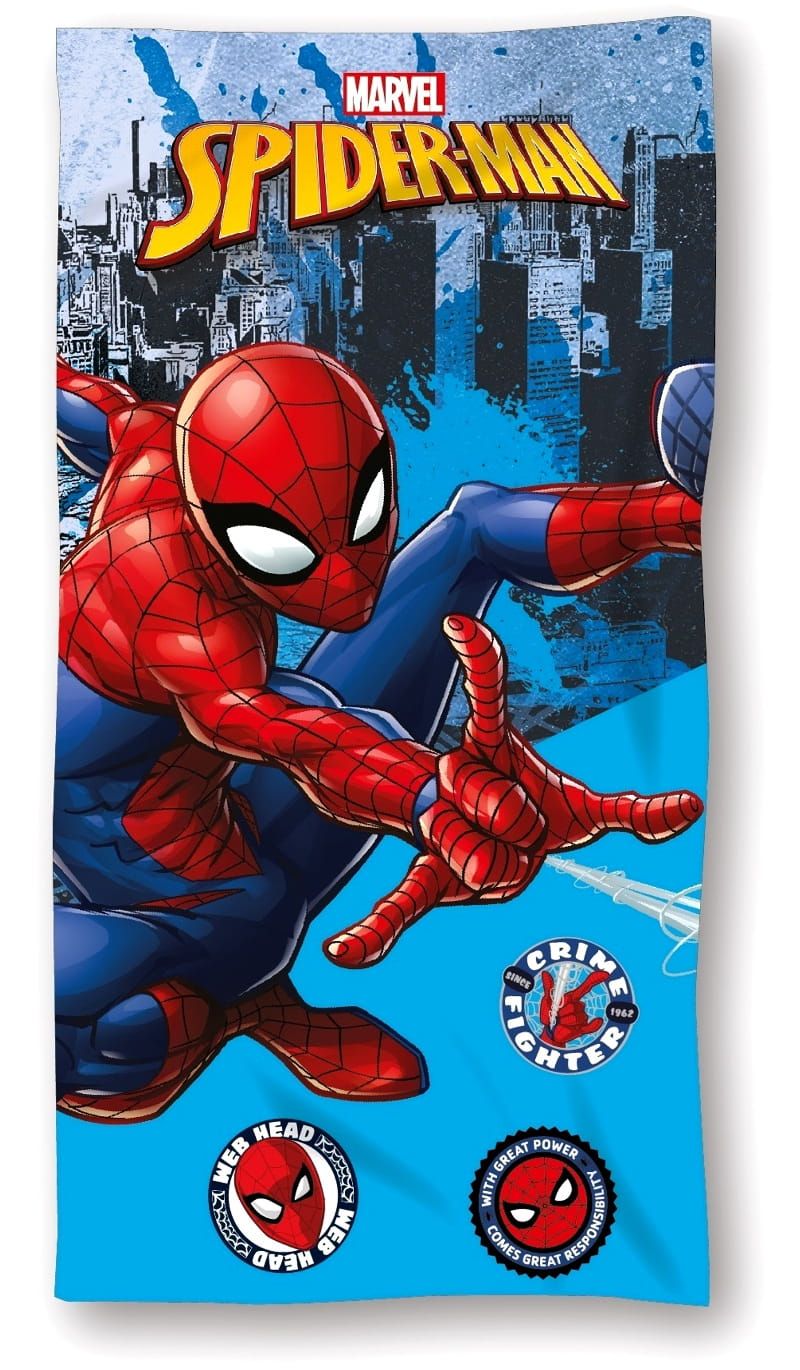 Dziecięcy ręcznik kąpielowy Spiderman 70x140 Microfibra