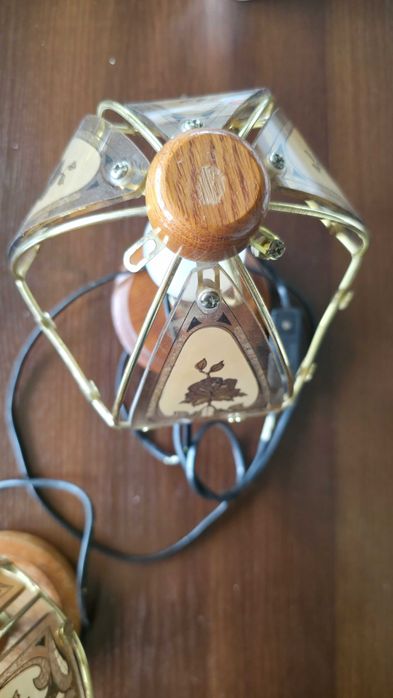 Lampka stylowa dębowa do renowacjji plu gratis
