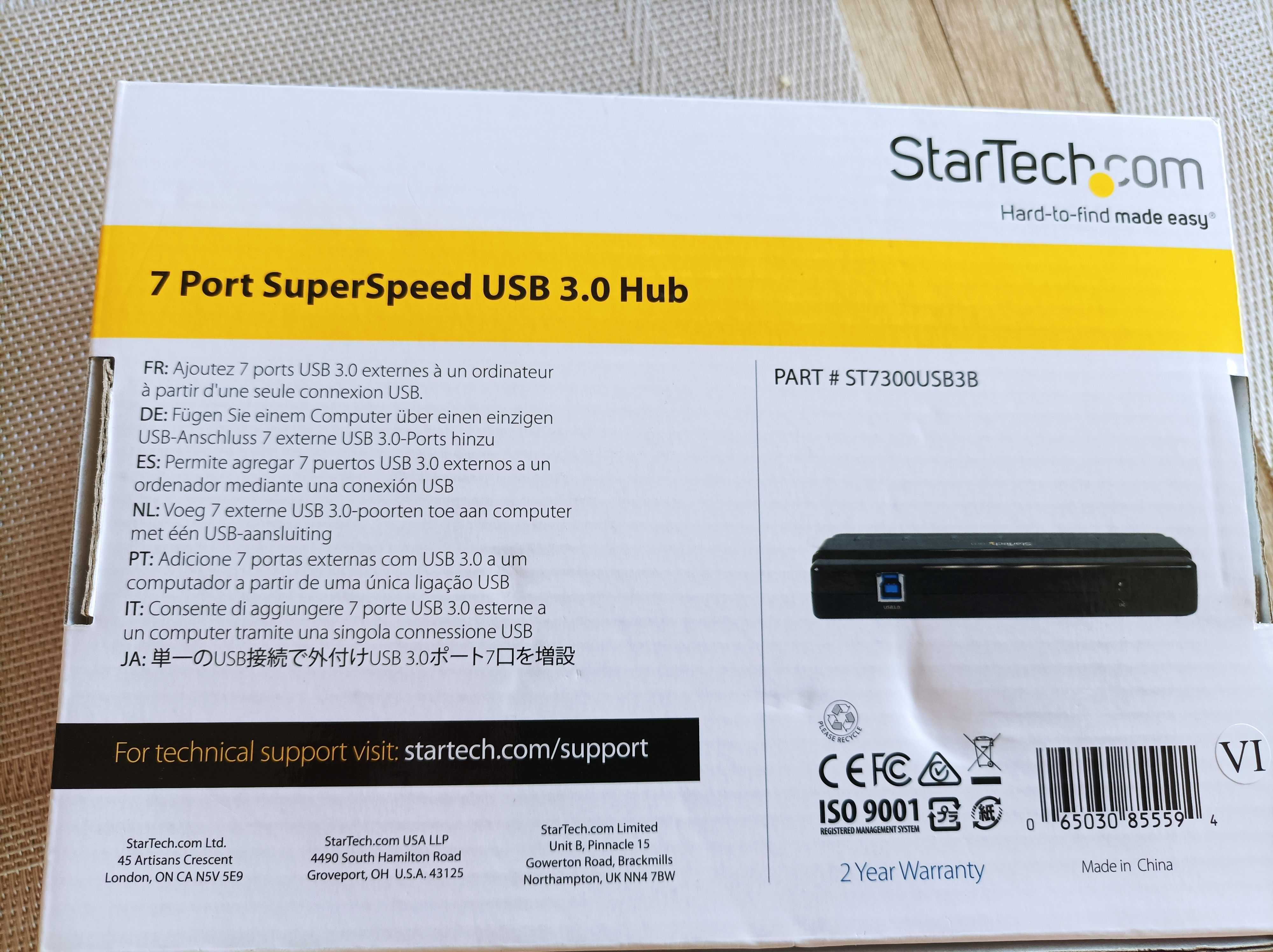Hub 7-Port USB 3.0 Hub (5Gbps)