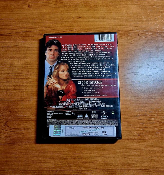 PERIGOSA SEDUÇÃO (Al Pacino/Ellen Barkin/John Goodman/Samuel L Jackson