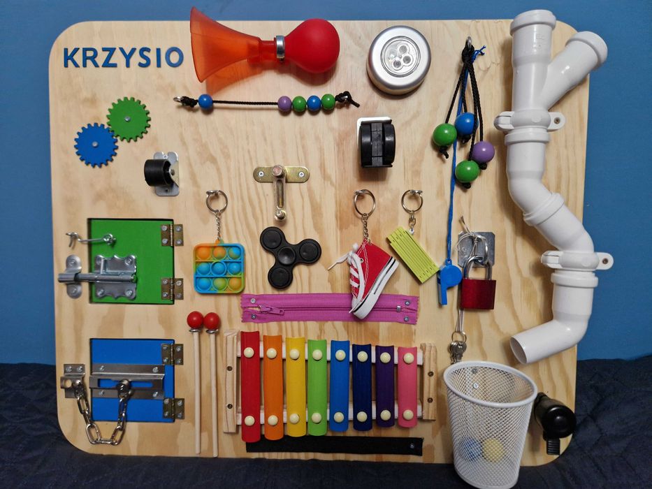 Tablica manipulacyjna sensoryczna XXL Psi Patrol + Imię Gratis!!!