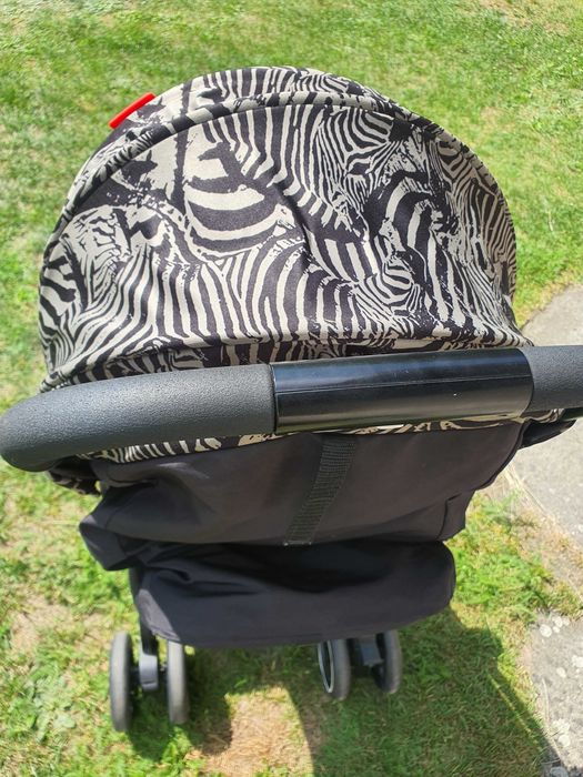 Wózek spacerowy GB QBIT + ALL TERRAIN SPACERÓWKA czarny zebra