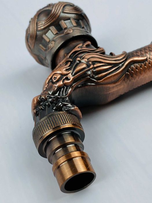 OKAZJA ! Piękny Antyczny Kran MOSIĘŻNY - Uniwersalny Gwint