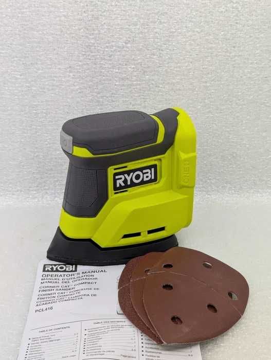 RYOBI ONE+ PCL416 18V вибрационная аккумуляторная шлифмашинка