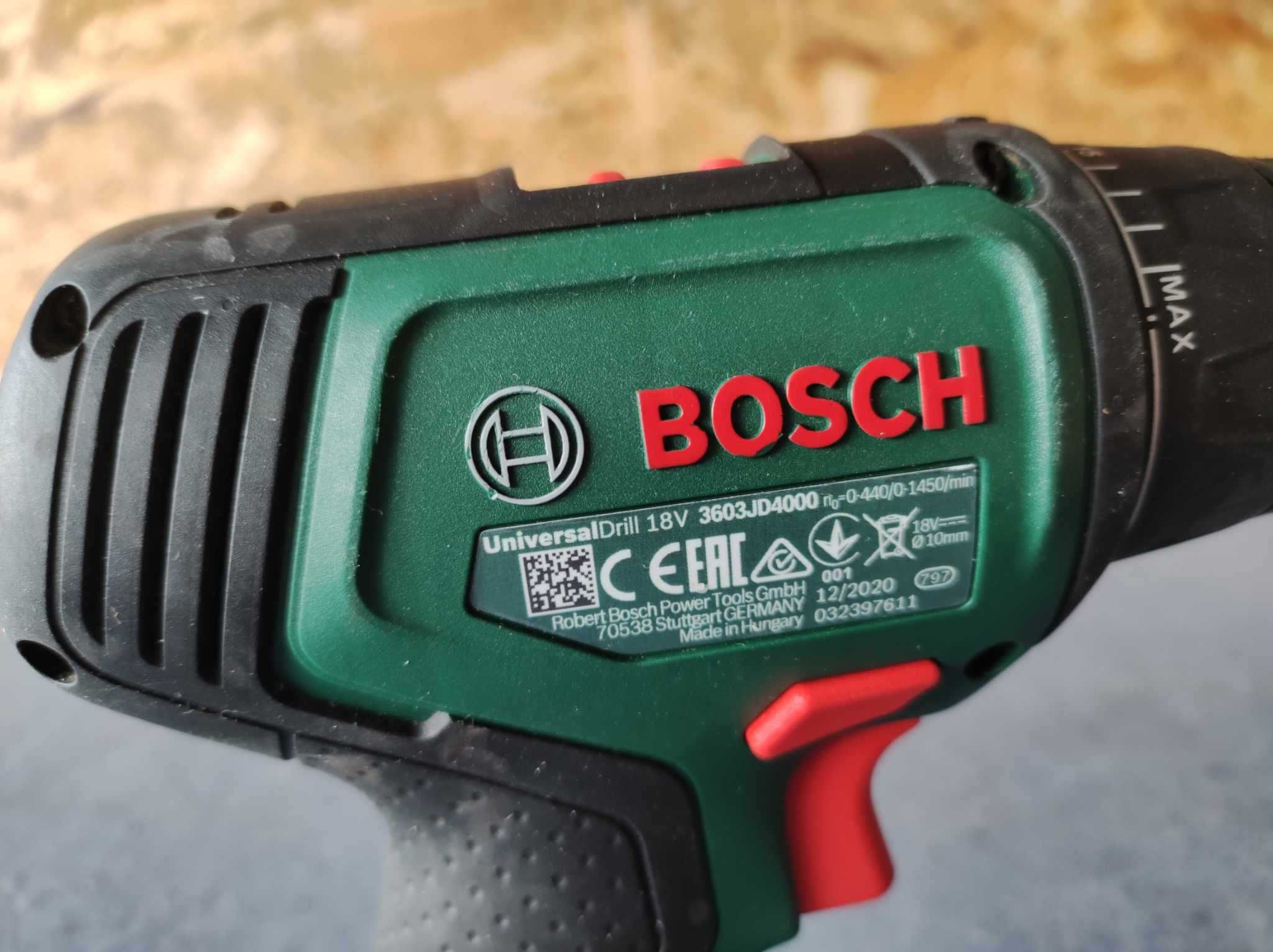 BOSCH Wkrętarka 18V JAK NOWA akumulatorowa UniversalDrill