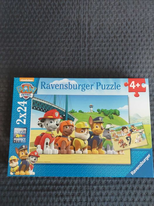 Psi Patrol puzzle Ravensburger 2x24 elementy 26x18cm
