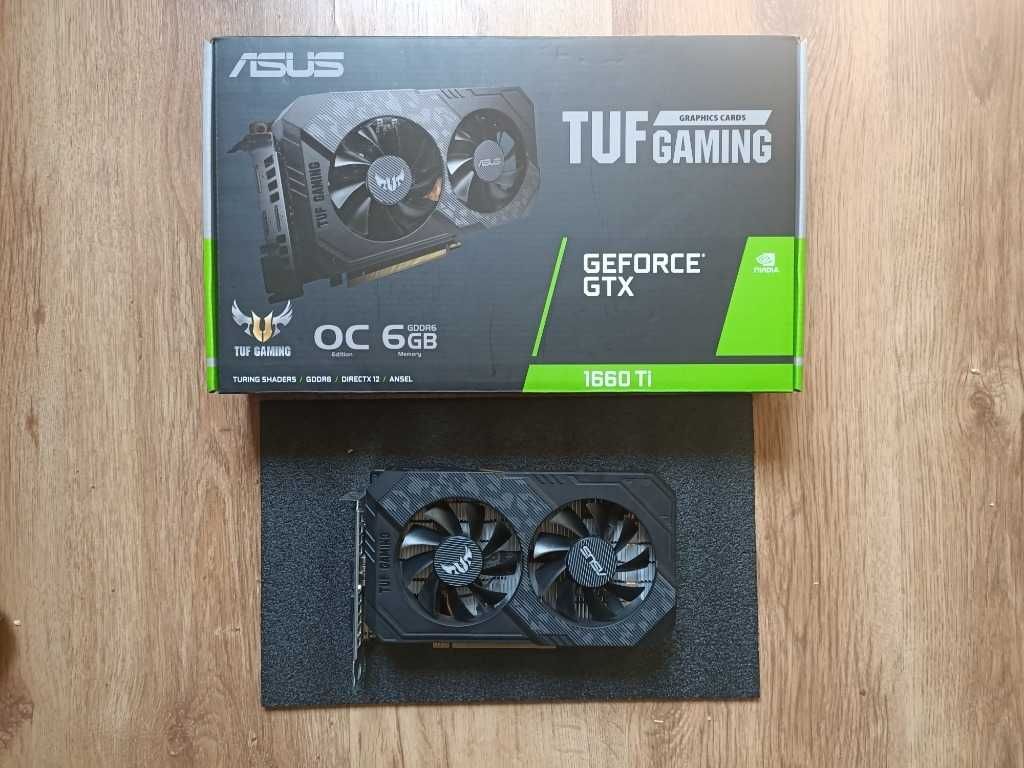 Karta graficzna ASUS TUF Gaming GeForce GTX 1660 Ti EVO OC Edition 6GB