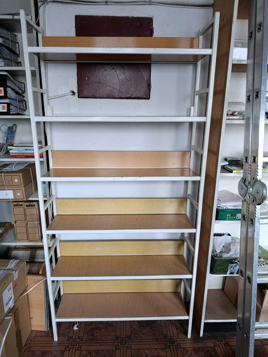 Regał, regały metalowe 195x94 głęb. 27