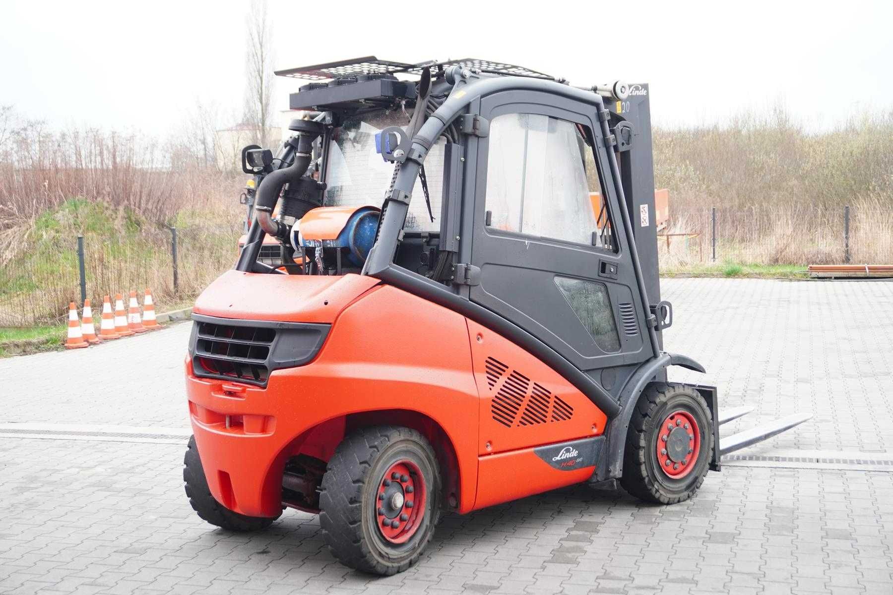 Linde H40T-02 EVO , Fotel obrotowy , klima , wolny skok , triplex