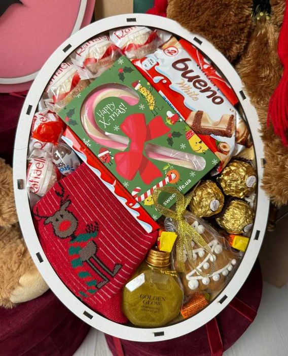 Новорічний подарунковий набір, Подарунок на Миколая, Подарочный бокс