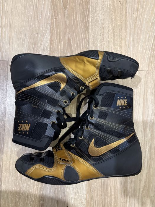 Боксерки Nike hyperko 1 black gold