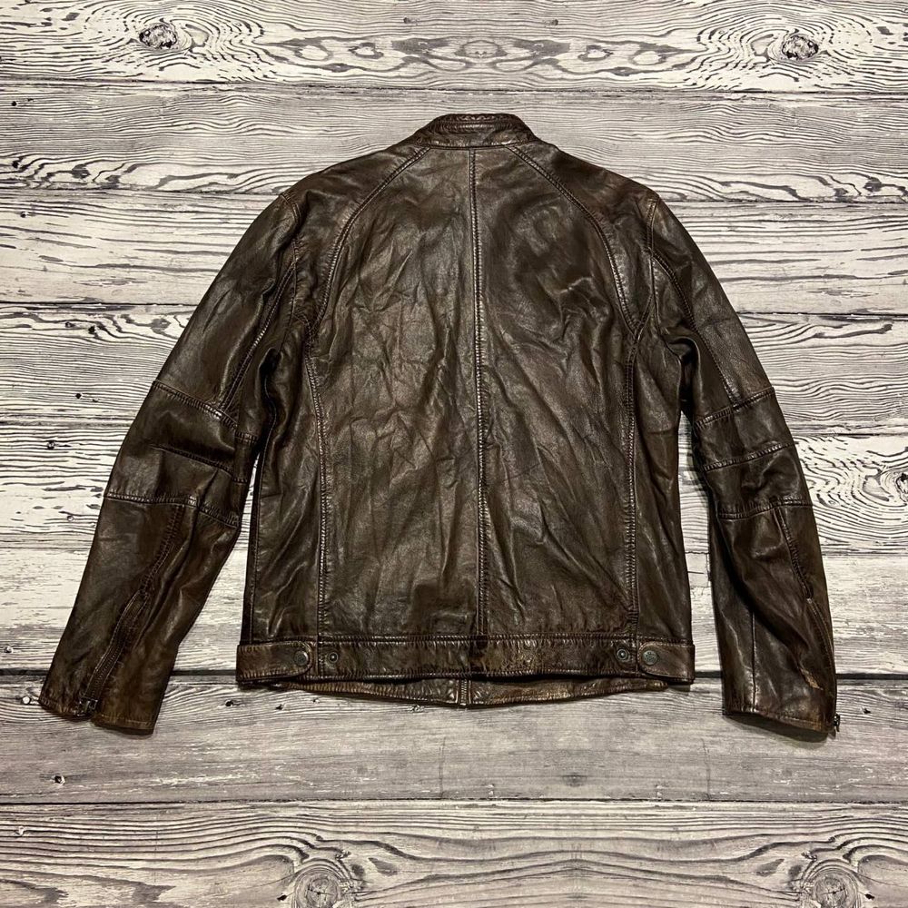 Кожаная куртка Gipsy by Mauritius Brown Leather Jacket