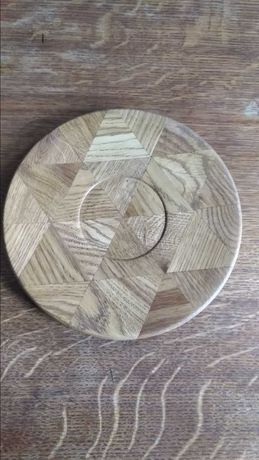 Деревянная тарелка из дуба