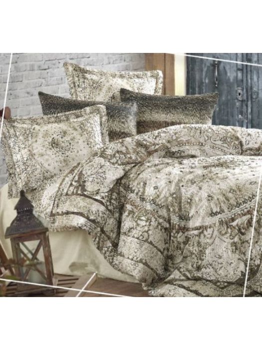 Постельное белье Dantela Vita 3d сатин digital евро