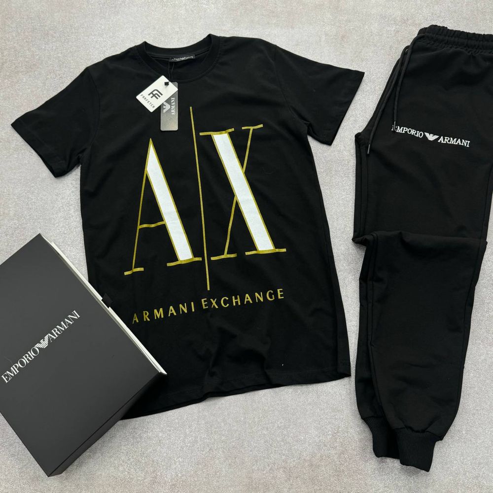 EXCLUSIVE COLLECTION Чоловічий спортивний костюм двійка від Armani