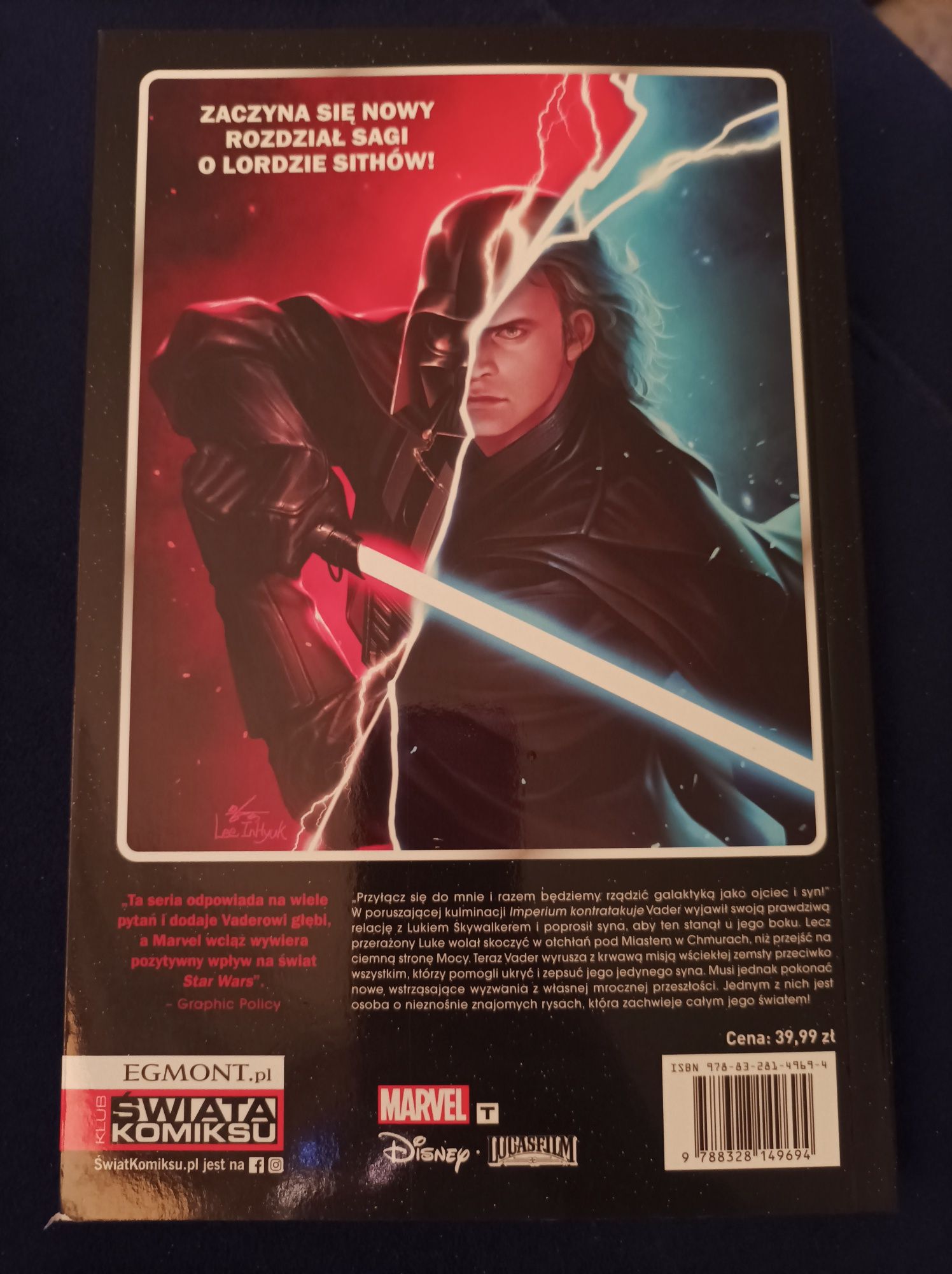 Komiks Star Wars Darth Vader Mroczne serce Sithów