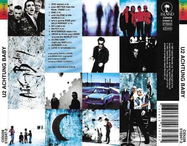 CD U2 ‎– Achtung Baby