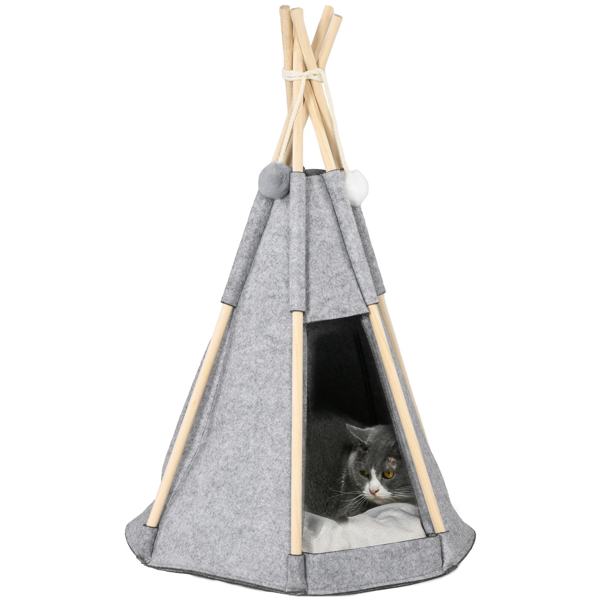 Legowisko dla kota, psa Tipi PawHut