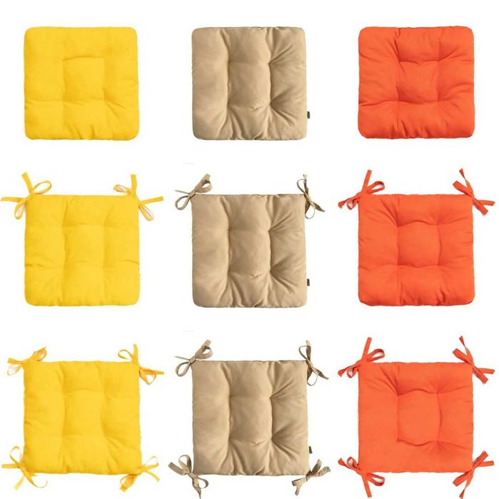 Подушка накидка на стулья кресла табуретку 40х40х8