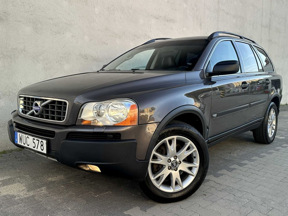 VOLVO XC90 2.5T 210PS AWD SUMMUM Bi-Xenon Skóra 7os Hak PDC 18" WZÓR !